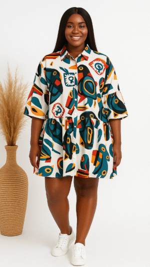 Shop Adaomah Multicolored Shift dress