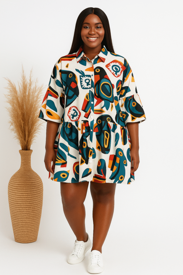 Shop Adaomah Multicolored Shift dress