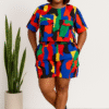 Adaomah Cargo short set