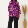 Adaomah Abstract High-Low Tunic Shirt