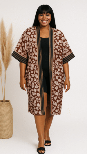 Adire Kimono Jacket