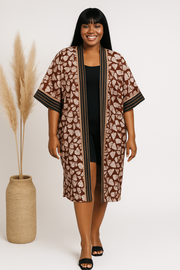 Adire Kimono Jacket