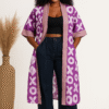 Adire kimono jacket