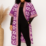Adire kimono jacket