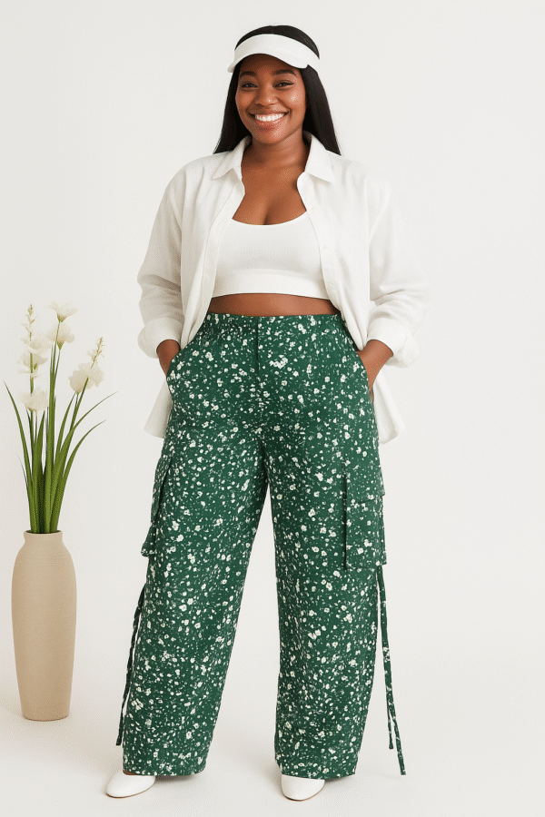 Adire cargo pants